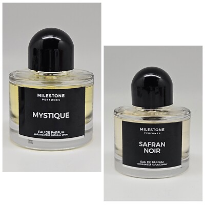 MILESTONE PERFUMES Eau de Parfum 3.4 fl oz YOU PICK ~ Safran Noir ~ Mystique