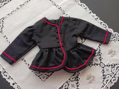 16'' French Fashion  Black Jacket and Black Dress