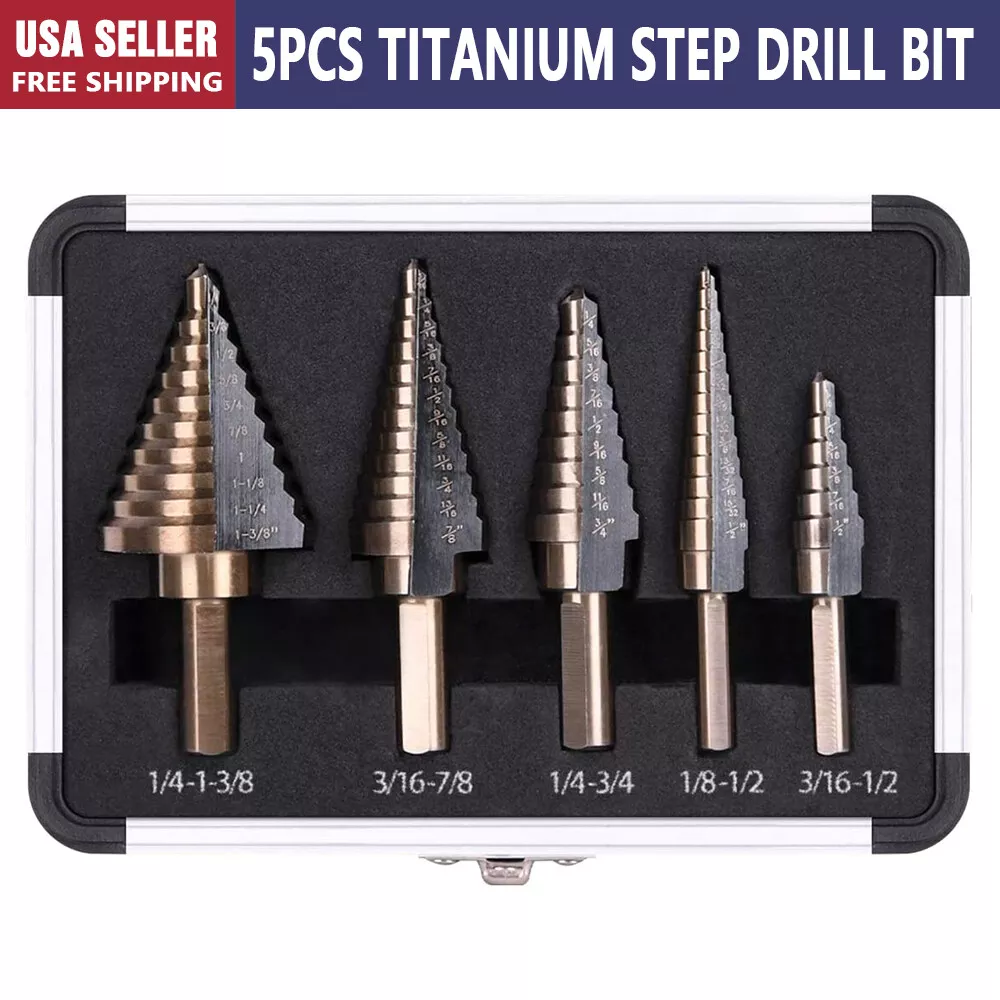 Best step drill bit clearance set