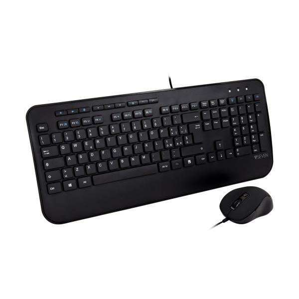 V7 - Input Devices TASTIERA MOUSE PRO USB ITALIANO CON POGGIAPOLSI ITALIAN QWERT