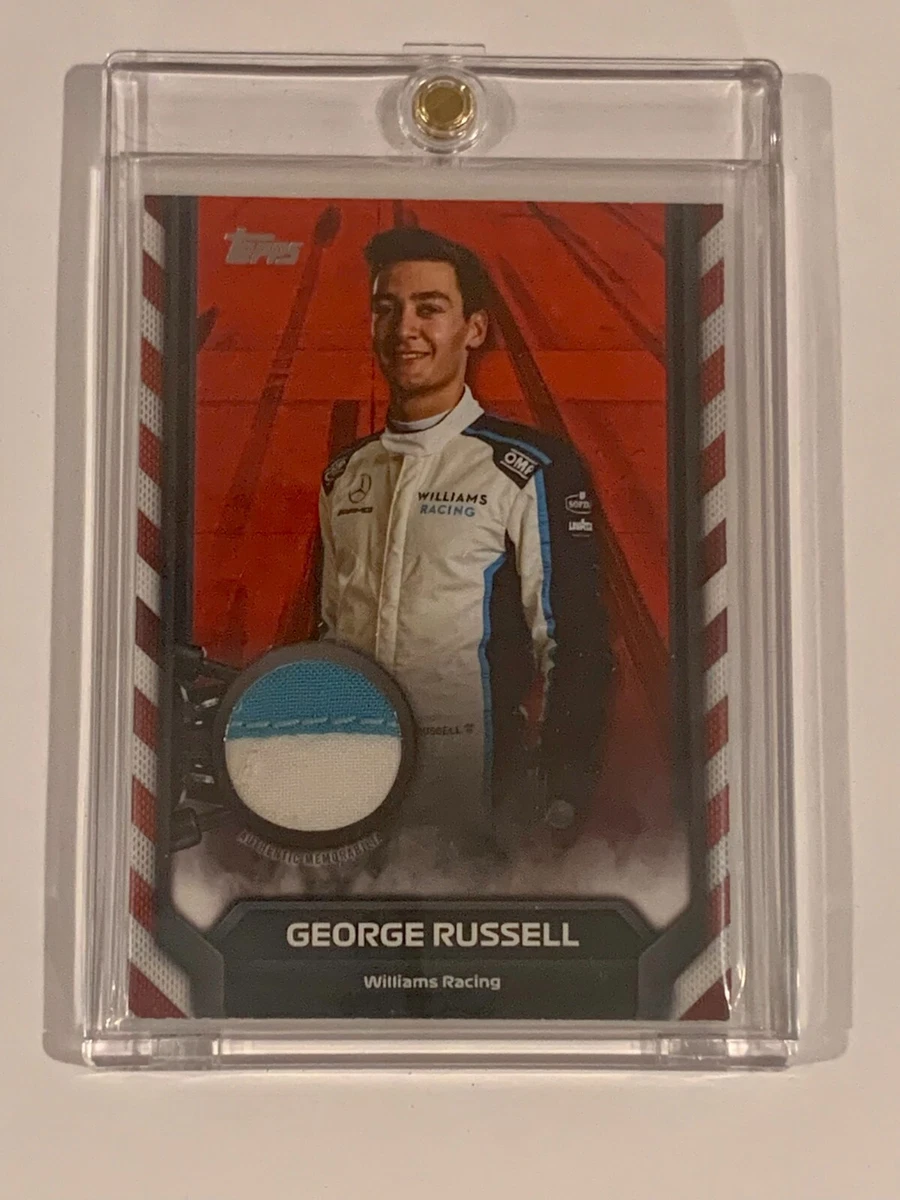George Russell 2021 Topps Formula 1 Racing F1 Relic #F1R-GRG Red 4/5