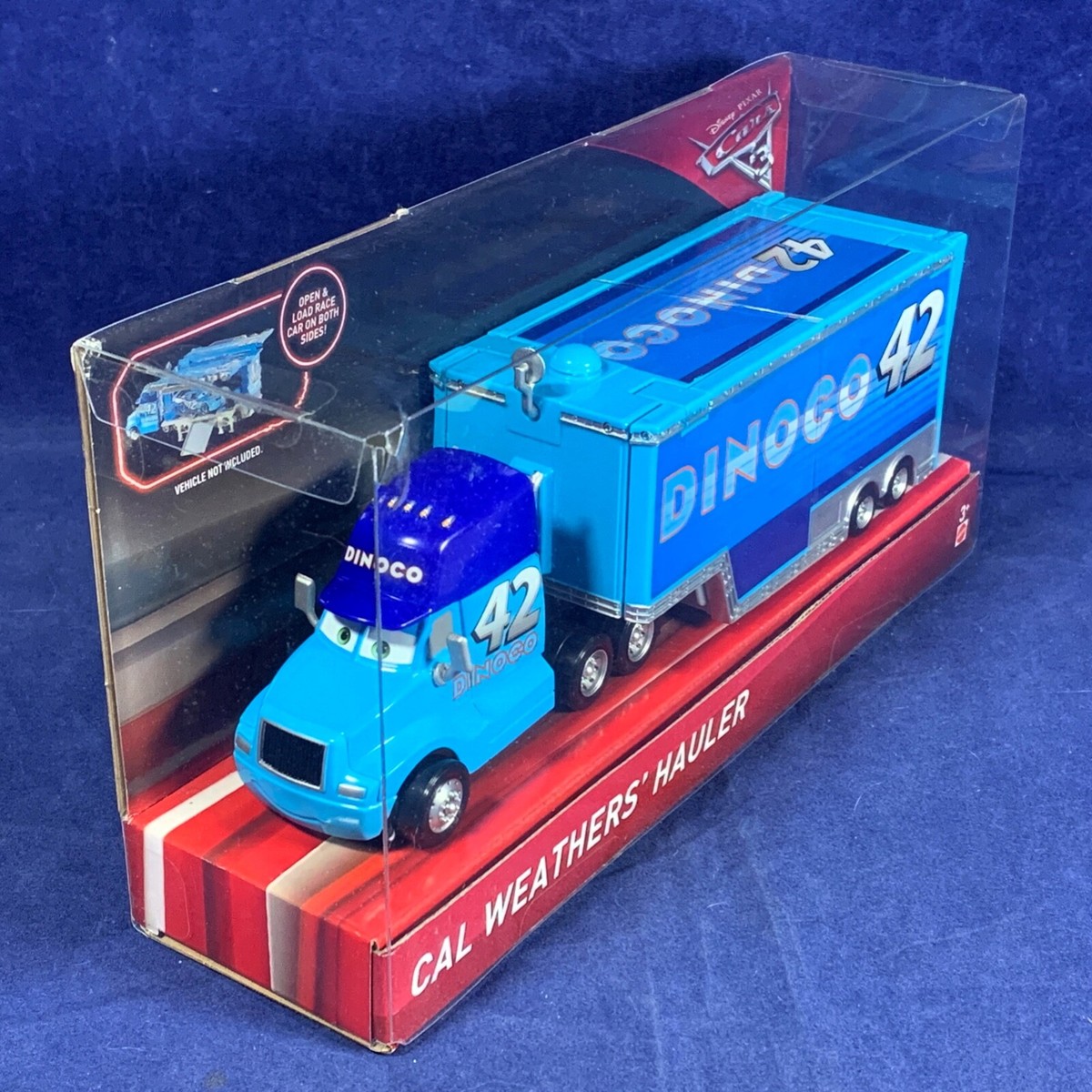 CAL WEATHERS' Dinoco 42 HAULER Disney Pixar CARS Semi Truck OPENS