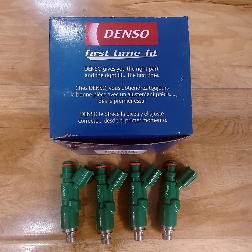 4Pcs Denso Denso Fuel Injectors 23250-21020 For 2000-09 Toyota Prius Scion xA xB - Изображение 3 из 4