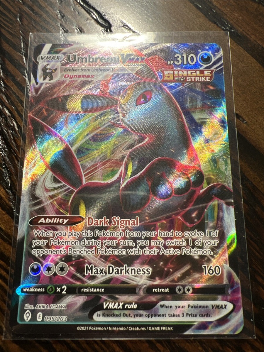 ポケモンカード　umbreon ex vmax set EX/NM Pokemon Cards Umbreon VMAX Character Super Rare (CSR