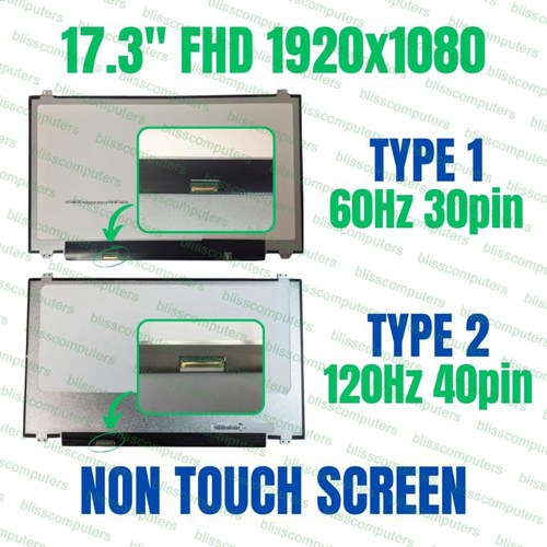 Écran LCD 17.3 Pouces LP173WF4(SP)(F3) Pour PC Portable - Neuf, Garantie 1 An