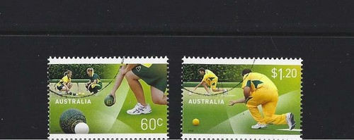 AUSTRALIA 2012 LAWN BOWLS SET OF 2 FINE USED - 第 1/1 張圖片