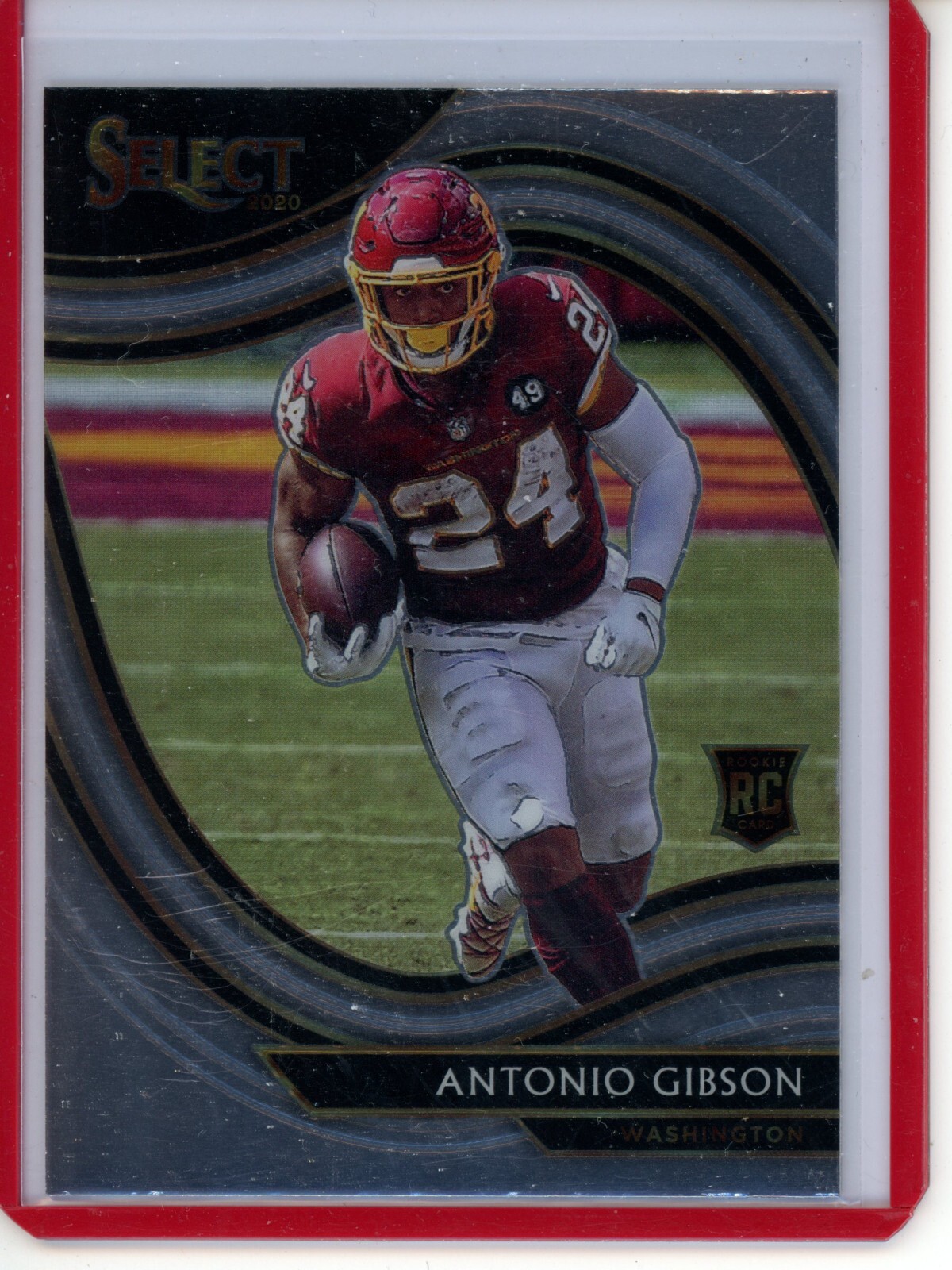 2020 Panini Select - #372 Antonio Gibson (RC) Field Level Washington Commanders