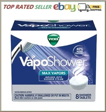 Vicks VapoShower Max Vapors, 8 Shower Tablets