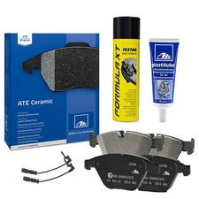 ATE CERAMIC Bremsbelagsatz + Plastilube + Bremsenreiniger + WK BMW 1er (E81) (E8