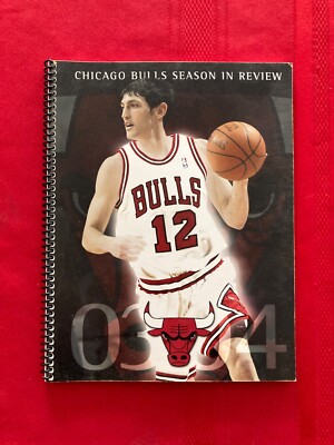 2003-2004 NBA Chicago Bulls Season In Review media guide