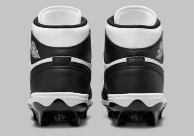 NIKE JORDAN 1 MID TD CLEATS PANDA BLACK WHITE MENS FJ6805 100 | eBay