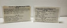 2 Calvin Oyler Audio Cassette Lot Jonathan Virginia Sing Praise Christian RARE
