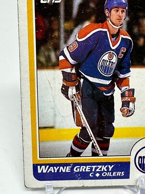 Wayne Gretzky Rookie card　② 1987-88 Topps Hockey Wayne Gretzky Card #3 VG/Crease | eBay