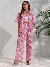 Kurta Set for Women Ethnic Co-Ord Set Printed Kurti Pant Set