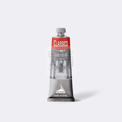 COLORE AD OLIO SERIE CLASSICO DA 60 ml. 285 VERMIGLIONE SCURO IMITAZIONE