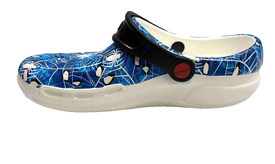 Crocs Spiderman Slip Resistant Bistro Clog Men\'s 5 Blue Graphic Discontinued NWT s-l400.jpg main image 3