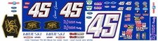 45 David Jones Majeski ARTGO - ARCA - NASCAR - 1/32nd Scale Slot Car Decals