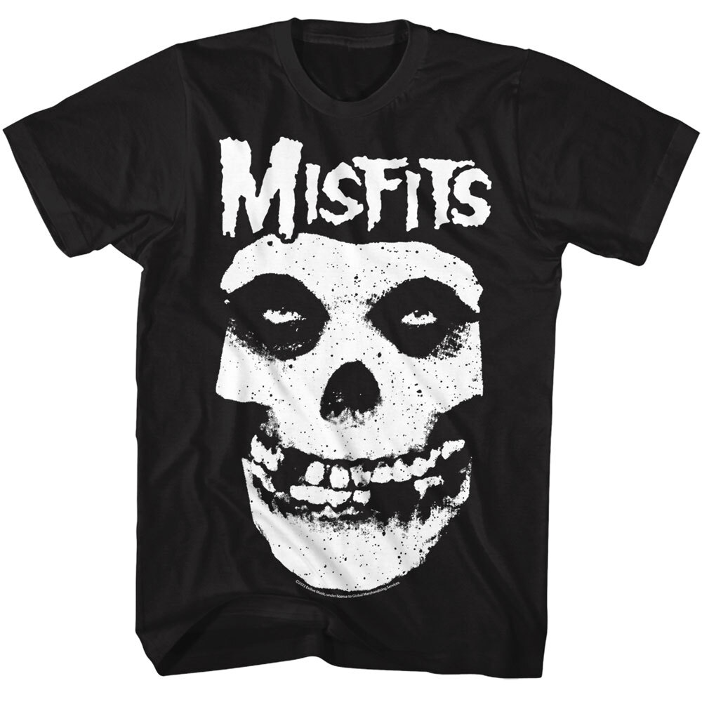 The Misfits Band T Shirt Men's Punk Rock Music Official Skull Face