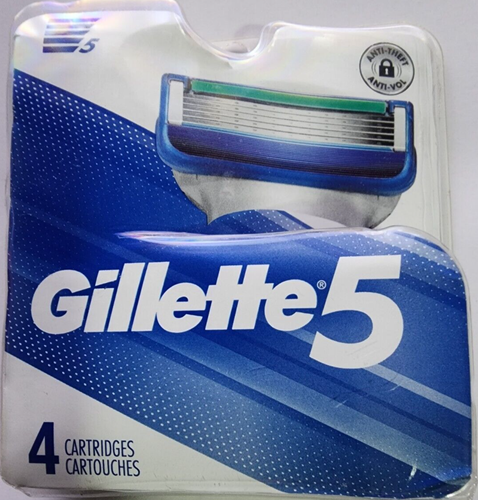 Gillette5 Men’s Razor Blade Refills 4 Count