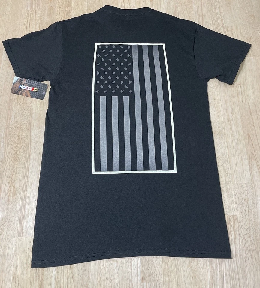 Camiseta GRANDE Adulto CARL EDWARDS #19 Nascar CAMUFLAJE DIGITAL F&B Gráfico Bandera Americana Foto 2 de 4