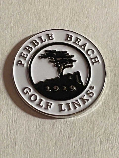 Pebble Beach Golf Links 1" Coin Style Golf Marker - Pebble Beach Resorts