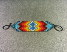 Embera Chami beaded Bracelet by women of the Colombian indigenous tribe 3192