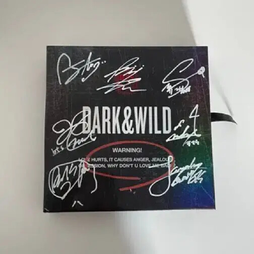 ★BTS DARK&WILD サイン入りCD BTS [DARK & WILD] All Member Autographed Signed Album