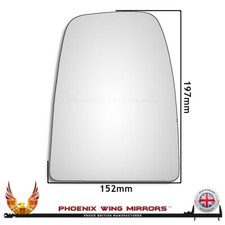 Image of For Iveco Daily Wing Door Mirror Glass 2014-2026 Convex Left Hand Side