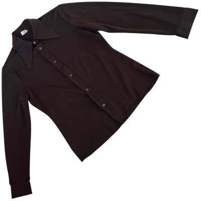 Romance (Sweden) Vintage VDN Jersey Knit Barrymore Collar Shirt : S