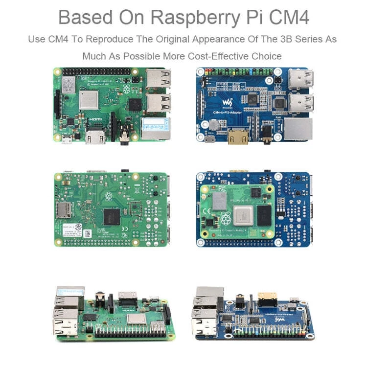Raspberry Pi CM4 To 3B Adapter for Raspberry Pi 3 Model B/B+, Pi CM4 To 3B - Image 3 of 4