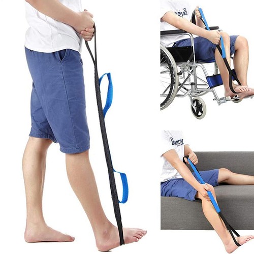 Leg Lifter Strap Disabled Elderly Webbing Foot Knee Recovery Loop Hand Grip Aid