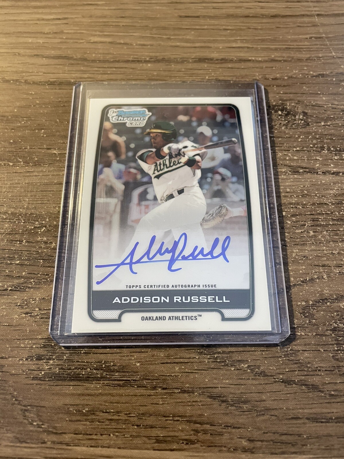 2012 Bowman Draft Chrome Draft Picks Autograph Addison Russell #BCA-AR