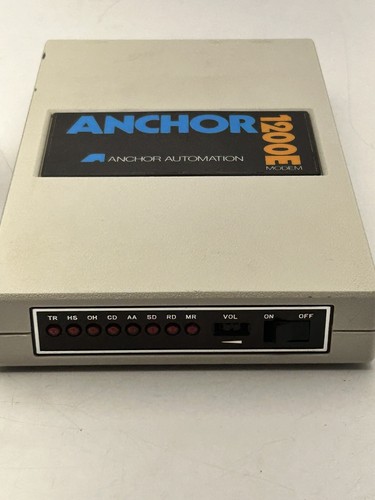 Anchor automation 1200E modem MK12 1200 W/Power Adapter Tested to Power ONLY - Picture 3 of 8