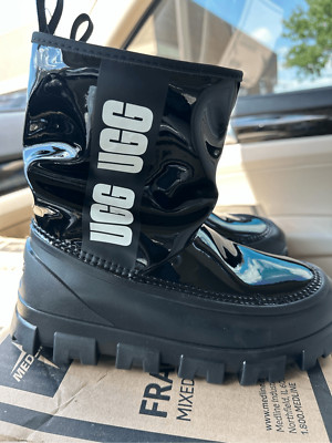 *NEW* WOMEN UGG CLASSIC BRELLAH MINI Black (1144059 BLK), Sz 6.0
