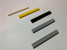 LEGO Parts 4162 (4pcs) Tile 1x8 Choose Color