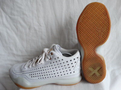 Nike Kobe x 10 EXT Basketballschuhe EU 44 US 10 Sneaker weiß-gold 802366-100