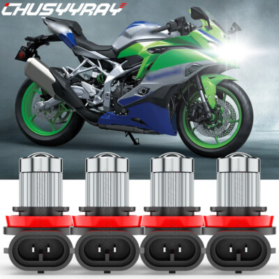 for Kawasaki zx-14r zx14r 1400 LED Headlight 4pcs H11 lightweight
