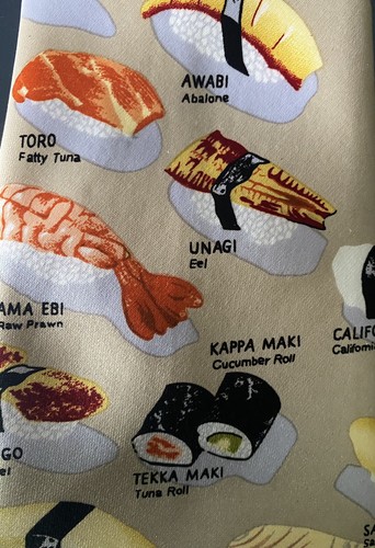 Umo Lorenzo SUSHI Men's Tie 100% Silk