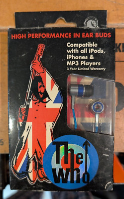 Section 8 Ear Buds with The Who logo new in box 2010