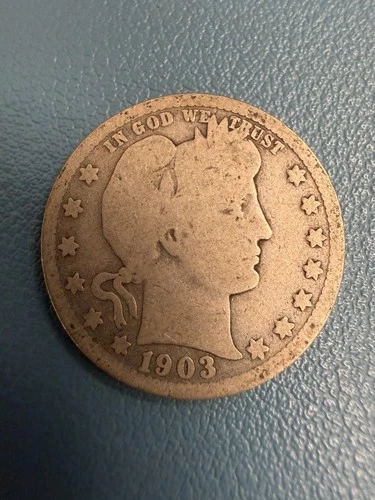 1903-O Barber Silver Quarter 25c XF*