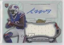 2015 Topps Finest Jumbo Relic Refractor Karlos Williams #AJRR-KWI Auto 0bi7