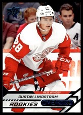 2020-21 Upper Deck Overtime BLUE Gustav Lindstrom Detroit Red Wings #45