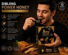 Turkish Herbal Honey Sachets 12 x 15g Natural Honey Mix Energy Supplement