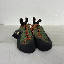 Fair La Sportiva Tarantulace Men's Climbing Shoes, Olive/Tiger, M43.5