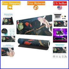 Japanese Koi Fish XL Gaming  Office Mouse Pad 31.5x11.8 Inch Waterproof