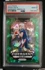 2024 Panini Prizm - Emergent Drake Maye #4 Green Ice Prizm (RC)