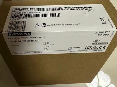 6ES7 314-1AG13-0AB0 NEW SIEMENS 6ES7314-1AG13-0AB0 S7-300 CPU 314