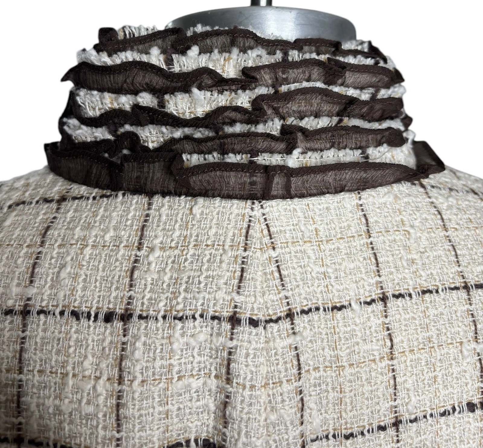 CHANEL Blazer seta lino cotone collezione Don Caster nuovo con etichetta