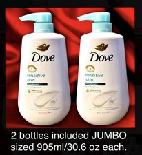 2pk Dove Sensitive Skin body wash Hypoallergenic MicroMoisture JUMBO 950ml Each