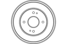 Tambour de frein Honda ACCORD